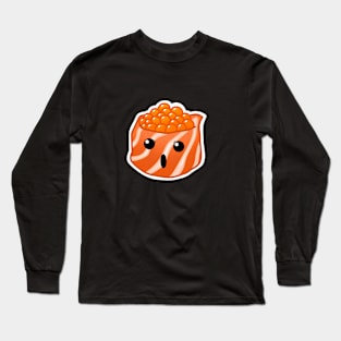 Kawaii Salmon Roll Long Sleeve T-Shirt